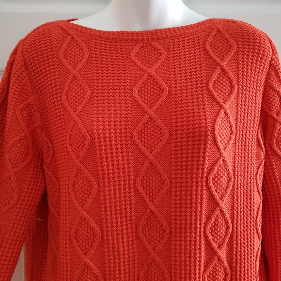 NWOT!  Vertical Cable Stitch Tunic Sweater - Picture 1 of 8